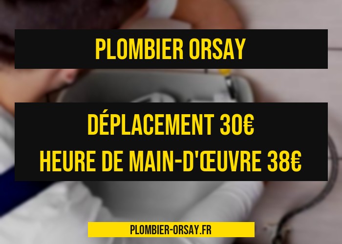 tarif plombier Orsay